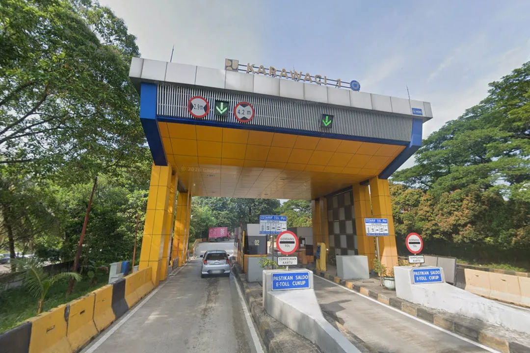12 menit ke Gerbang Tol Karawaci